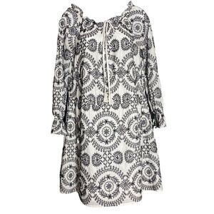 Sam Edelman Embroidered Shift Dress Size 6